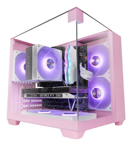 MC-VISIONMP Mini Tower Rosa - Imagen 2