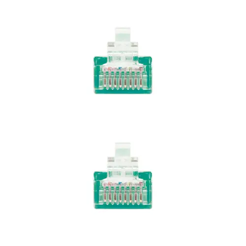 Cable Red Latiguillo RJ45 CAT.6 UTP AWG24, Verde, 30 cm - Imagen 3