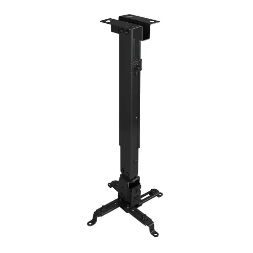 SOPORTE UNIVERSAL INCLINABLE DE TECHO PARA PROYECTOR NEGRO - Imagen 1