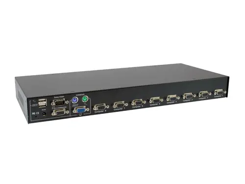 KVM-3208 interruptor KVM Montaje en rack Negro - Imagen 2