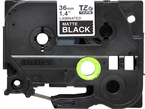 TZE-M365 cinta para impresora de etiquetas Blanco sobre negro - Imagen 3