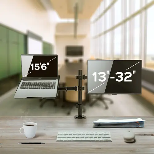 Soporte De Escritorio Universal Con Soporte Para Portátil UK1420 13?-32? TV / Monitor - Imagen 2