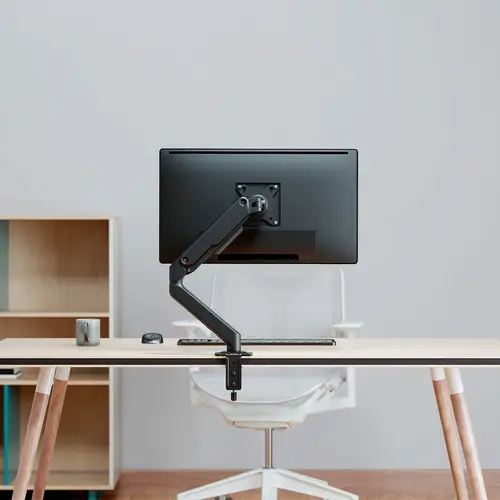 AISENS Soporte de Mesa Eco Contrapeso Giratorio e Inclinable para Monitor TV 9kg  3 Pivotes  1 Brazo  de 17 32  Negro - Imagen 5