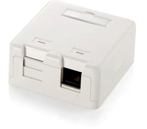 125122 caja de tomacorriente Blanco - Imagen 1