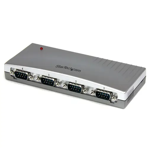 Hub Concentrador USB a 4 Puertos Serie RS232 - Ladrón Serie DB9 - Adaptador USB a Serie - Imagen 1