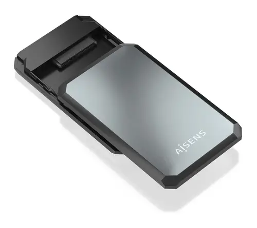 Caja externa 2.5" ASE-2529B 9.5mm SATA a USB 3.0/USB3.1 Gen1, Negro-Gris - Imagen 3
