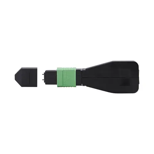 Adaptador Bucle Invertido MPO-8 Monomodo 9/125 MPO/MTP Macho - Probador Bucle Invertido MPO/MTP Macho - Probador de Conector MPO/MTP-APC de Fibra Óptica - Imagen 3