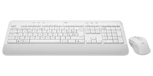920-011019 teclado Ratón incluido Oficina Bluetooth QWERTY Español Blanco - Imagen 5