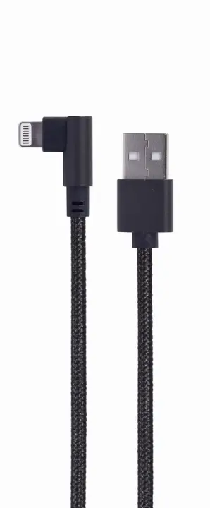 CC-USB2-AMLML-0.2M cable de conector Lightning 0,2 m Negro