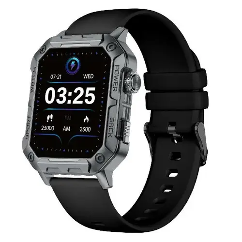 NXSWTRAILWATCH Relojes inteligentes y deportivos 4,85 cm (1.91") Digital 320 x 385 Pixeles Pantalla táctil Acero inoxidable - Imagen 5