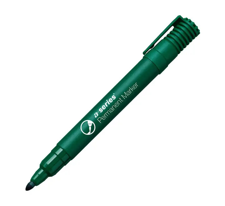 MARCADOR A-SERIES PERM PTA CONICA VERDE AS1095