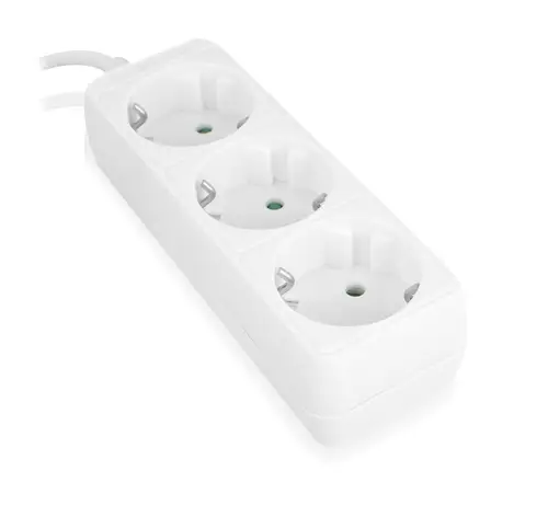 EW3958 base múltiple 1,5 m 3 salidas AC Interior Blanco - Imagen 1