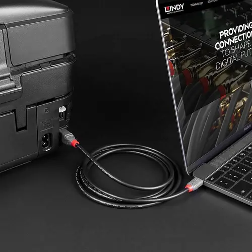 36940 cable USB USB 2.0 0,5 m USB C USB B Negro - Imagen 5