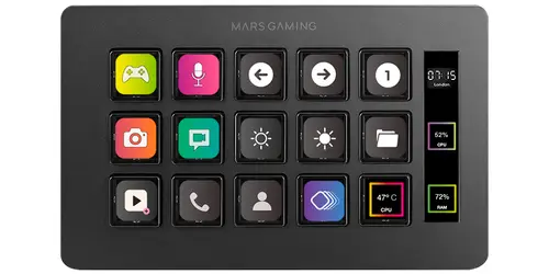 MSD-ONE, Control Deck Slim, 15 Teclas LCD Personalizables, Pantalla LCD Ampliada, Software de Control y Plug-ins, Control Deck Compacto con Diseño Slim Ergonómico, Windows y MacOS, Negro - Imagen 3