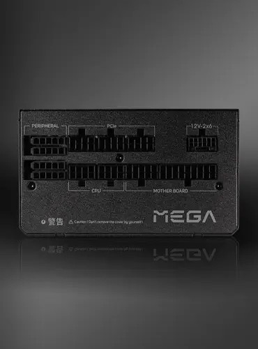 MEGA GM 1000W Unidad de fuente de alimentación ATX ATX3.1 Negro - Imagen 4
