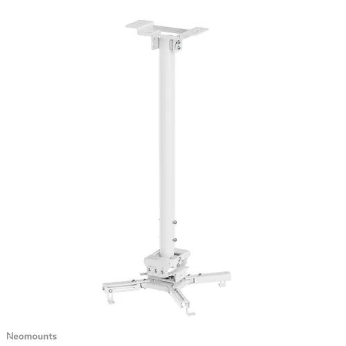 CL25-550WH1 Soporte de techo para proyector - alt. 74,5-114,5 cm - fácil montaje - movimiento completo - Imagen 4