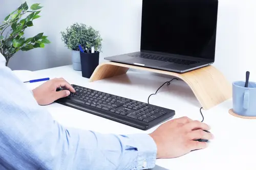 Primo teclado Ratón incluido Universal USB QWERTY Español Negro - Imagen 9