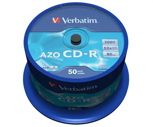 CD-R AZO Crystal 700 MB 50 pieza(s)