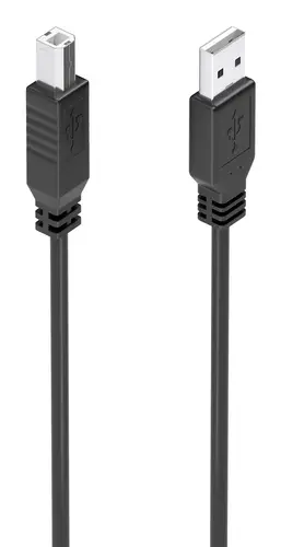 Cable USB 2.0 con Amplificador, Tipo A/M-B/M, Negro, 10m - Imagen 1