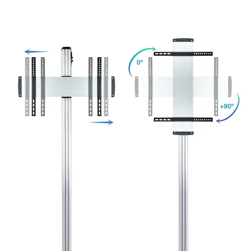 FS2270M-B soporte para pantalla de señalización 177,8 cm (70") Plata - Imagen 4