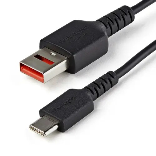 Cable de 1m Adaptador Bloqueador USB de Datos  Adaptador USB a USB-C de Carga Segura  USB Tipo C Solo de Carga para Tablet o Teléfono Móvil  Protector de Bloqueo de Datos - Imagen 1