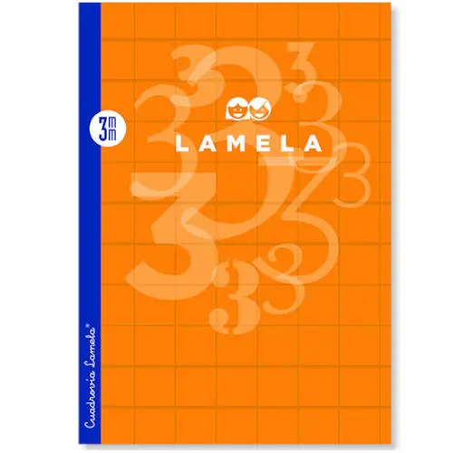 LIBRETA LAMELA FORMATO A4 RAYADO 3 MM - 50 HOJAS POLIPROPILENO 90 GRS. LAMELA 06A4P03