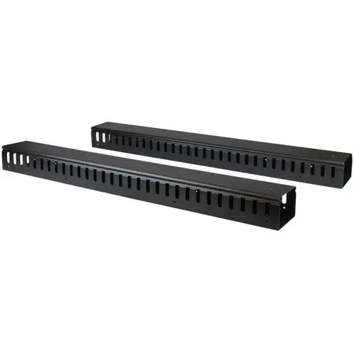 Gestor Organizador Vertical de Cableado con Lengüetas - 0U - 1,8m - Imagen 1