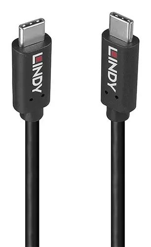 36975 cable USB USB 3.2 Gen 2x2 0,5 m USB C Negro - Imagen 1