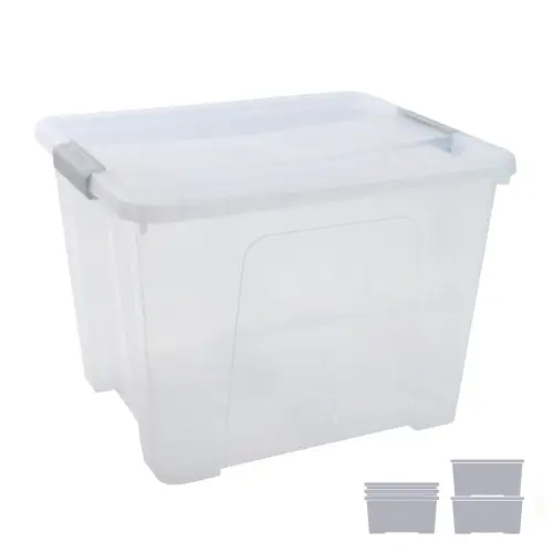 CAJA ALMA. ARCHIVO 2000 C/TAPA 32L 36X42X30CM TRAN