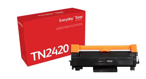 Everyday El tóner Everyday Mono de Xerox es compatible con Brother TN2420, Capacidad alta - Imagen 1