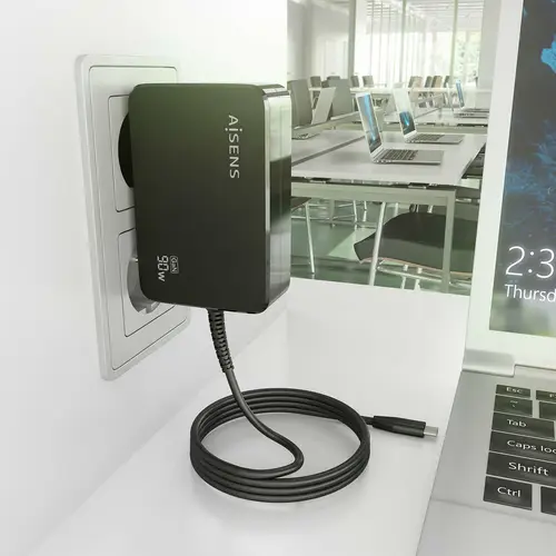 ASCH-1PD90WL034-BK cargador de dispositivo móvil Universal Negro Corriente alterna Interior - Imagen 4