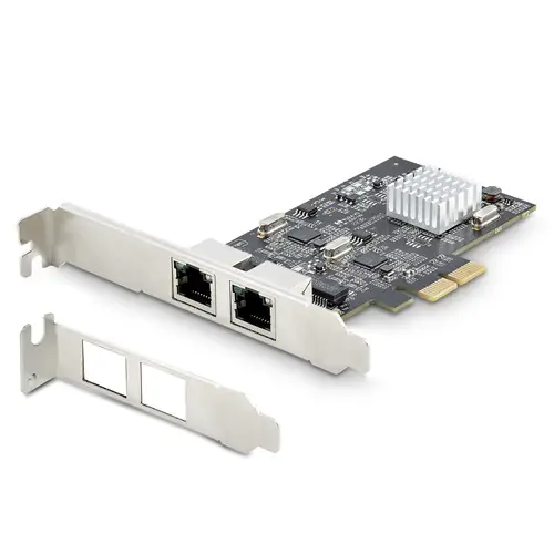 Tarjeta PCI Express de Red Ethernet 2 Puertos NBASE-T 2,5G - NIC I225-V - Tarjeta de Red de 2 Puertos para Ordenador de Sobremesa - Tarjeta PCIe de Red LAN - Imagen 6