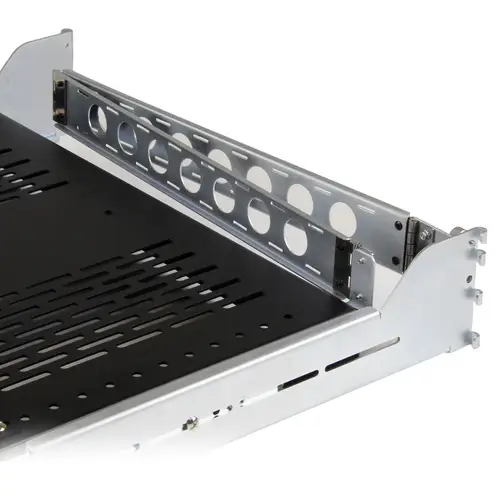 Bandeja Ventilada 2U Deslizante de 19" para Rack de Servidores con Brazo de Gestión de Cables - Profundidad ajustable de 70,3 a 80,2cm - Carga 22,7kg - Profundidad de 60cm - Imagen 3