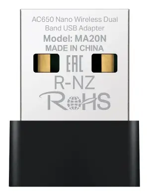 MA20N adaptador y tarjeta de red WLAN 650 Mbit/s