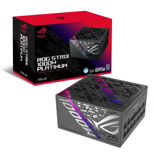 ROG STRIX-1000P-GAMING unidad de fuente de alimentación 1000 W 20+4 pin ATX ATX Negro, Plata - Imagen 16