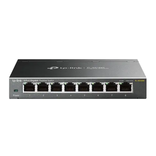 Omada TL-SG108S switch No administrado Gigabit Ethernet (10/100/1000) Negro - Imagen 2