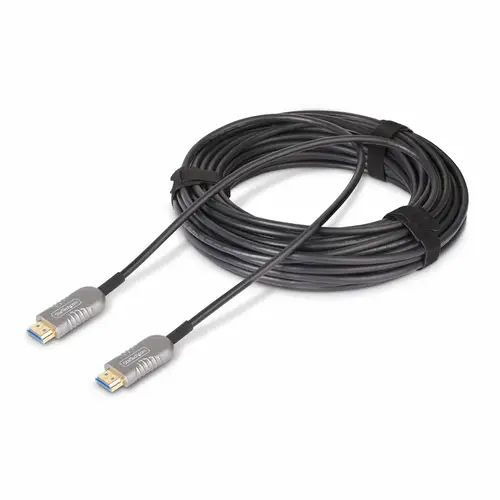 Cable HDMI 2.1 Híbrido Activo Óptico AOC de 30,4m - CMP Plenum - Cable HDMI 2.0/2.1 de Ultra Alta Velocidad 8K de Fibra Óptica - 48Gbps - 8K 60Hz/4K 120Hz - HDR10+/FRL/TMDS/eARC - Imagen 8