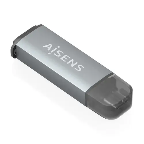 Lector De Tarjetas SD, Micro SD, MMC, Rs-MMC, MMC Micro, USB-C, Gris - Imagen 2