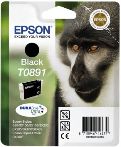 Monkey Singlepack Black T0891 DURABrite Ultra Ink - Imagen 3