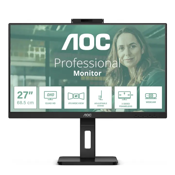 Q27P3QW pantalla para PC 68,6 cm (27") 2560 x 1440 Pixeles Quad HD Negro
