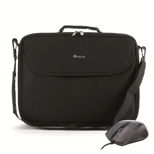 Bureau Kit maletines para portátil 40,6 cm (16") Bandolera Negro - Imagen 1