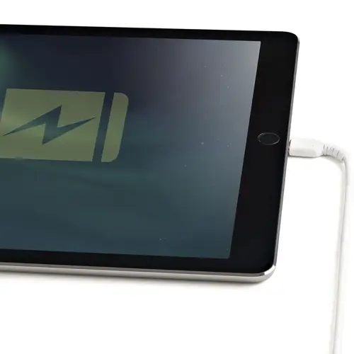 Cable Resistente USB-A a Lightning de 15 cm Blanco - Cable de Sincronización y Carga USB Tipo A a Lightning con Fibra de Aramida Resistente - Certificado MFi de Apple - para iPad/iPhone 12 - Imagen 7