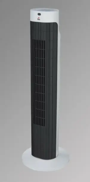 VTR-20-M ventilador Negro, Blanco