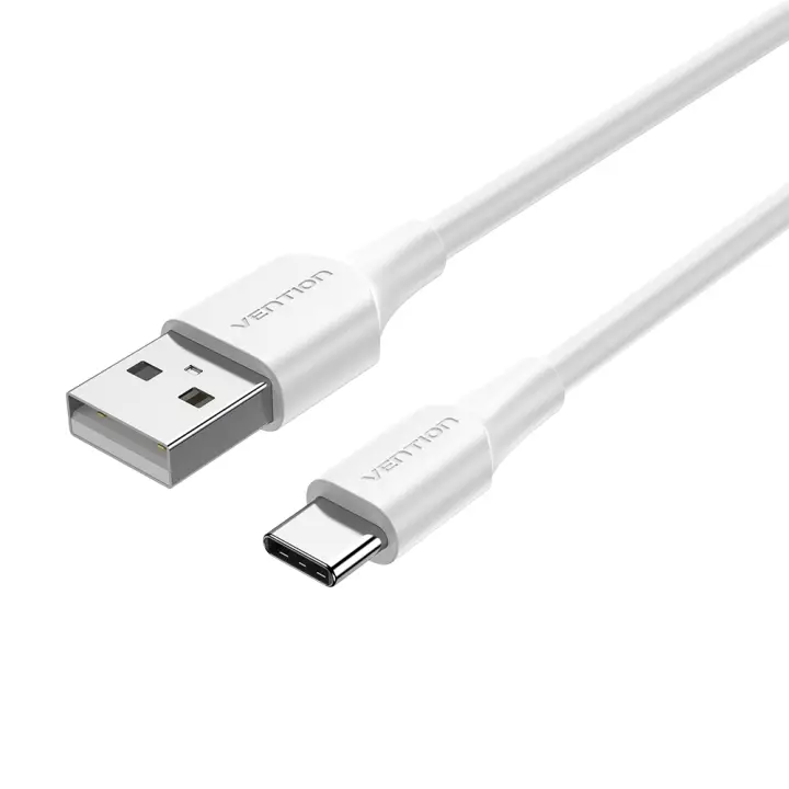 Cable USB 2.0 3A CTHWH/ USB Tipo-C Macho - USB Macho/ 2m/ Blanco