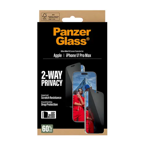 PanzerGlass Privacy Protector iPhone 17 Pro Max - Imagen 3