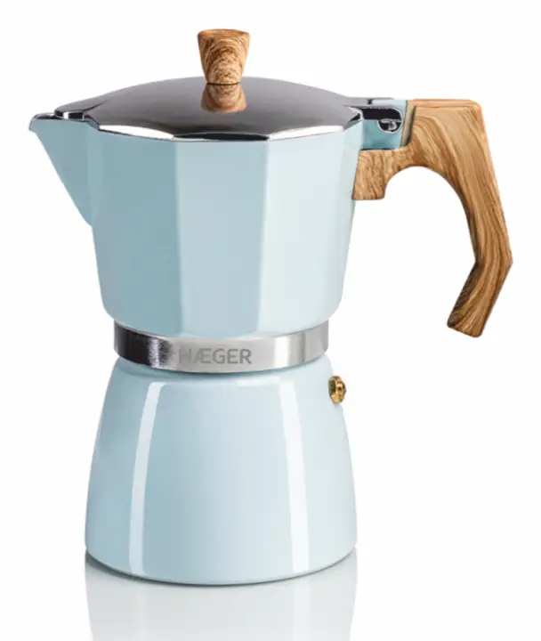 MOKA Pot 6 Cafetera italiana Azul
