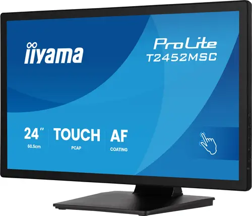 ProLite T2452MSC-B2 pantalla para PC 61 cm (24") 1920 x 1080 Pixeles Full HD Pantalla táctil Negro - Imagen 4