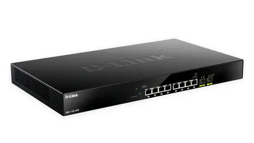 DMS-1100-10TP switch Gestionado L2 2.5G Ethernet (100/1000/2500) Energía sobre Ethernet (PoE) 1U Negro - Imagen 1