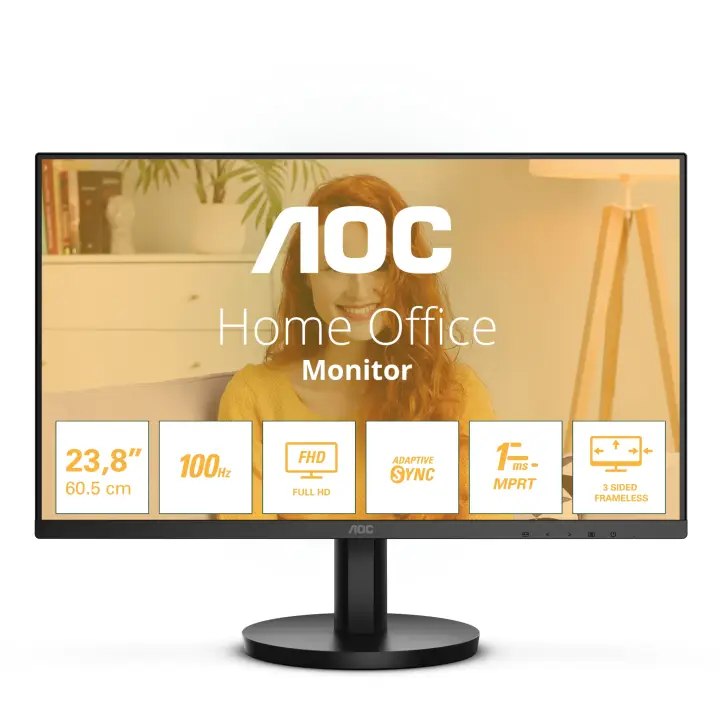 24B3HMA2 pantalla para PC 60,5 cm (23.8") 1920 x 1080 Pixeles Full HD LED Negro