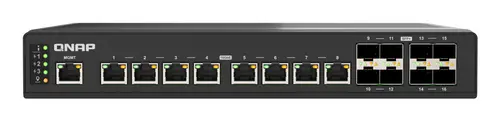 QSW-IM3216-8S8T switch Gestionado L2 10G Ethernet (100/1000/10000) Negro - Imagen 1